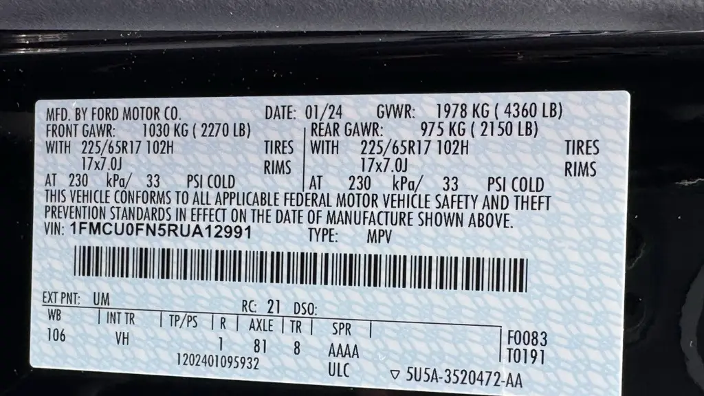 2024 Ford Escape Base