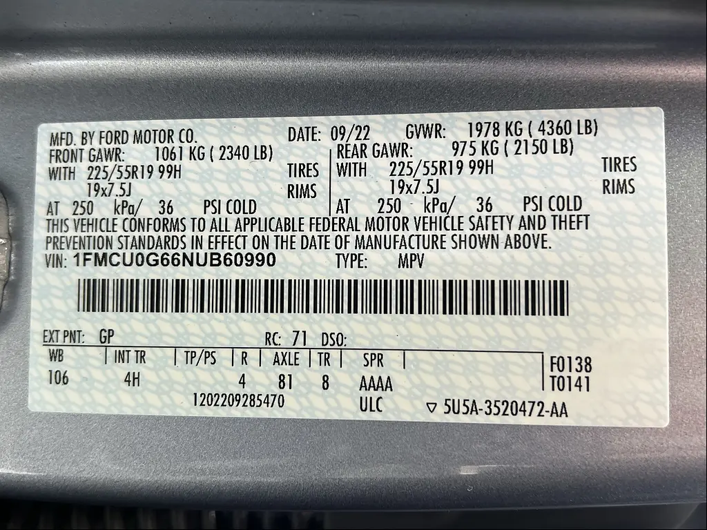 2022 Ford Escape - $21,988