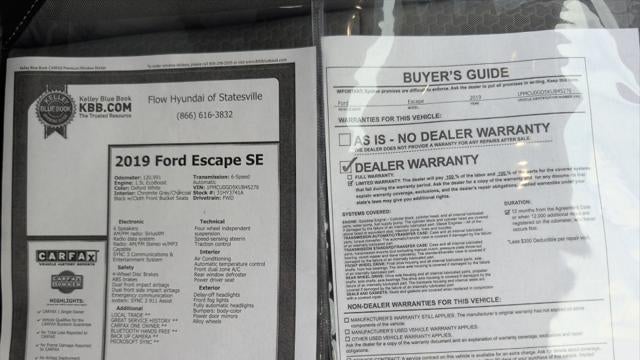 2019 Ford Escape SE