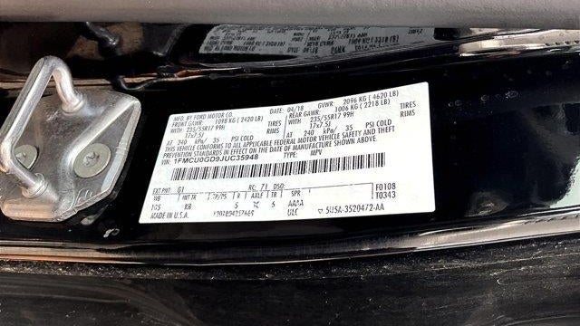 2018 Ford Escape SE