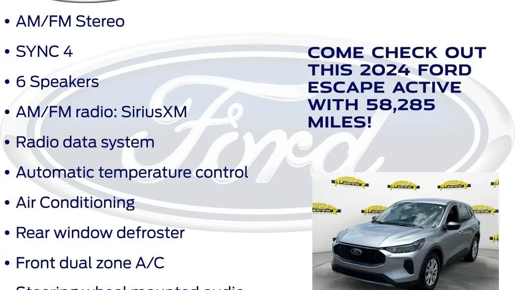 2024 Ford Escape Active