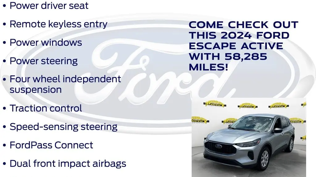 2024 Ford Escape Active