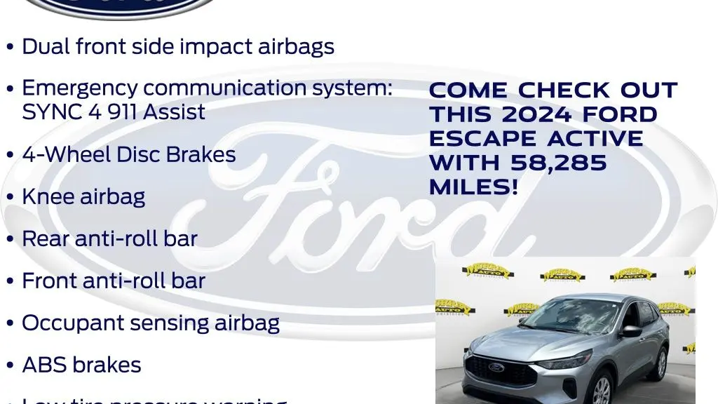 2024 Ford Escape Active