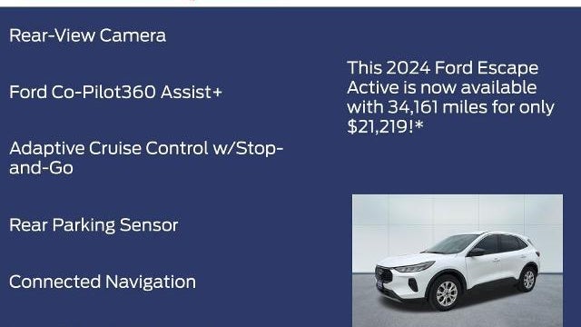 2024 Ford Escape Active