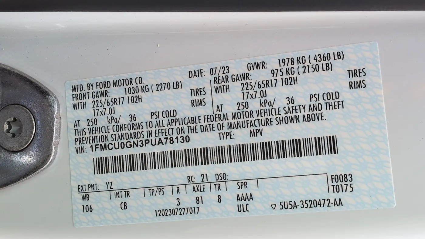 2023 Ford Escape Active