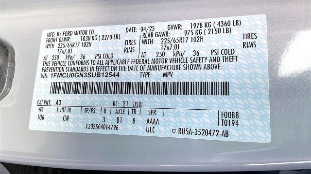 2025 Ford Escape Active