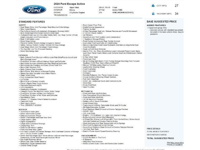 2024 Ford Escape