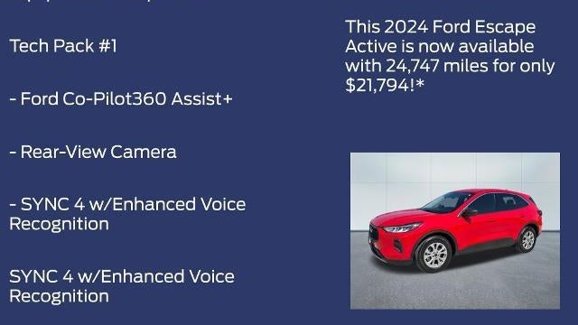 2024 Ford Escape Active