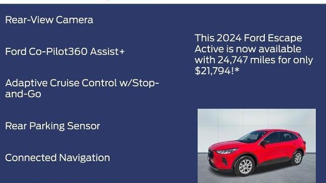 2024 Ford Escape Active