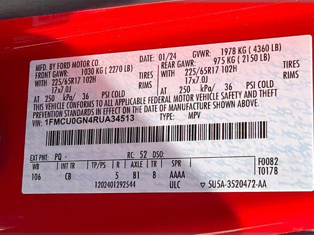 2024 Ford Escape - $20,935