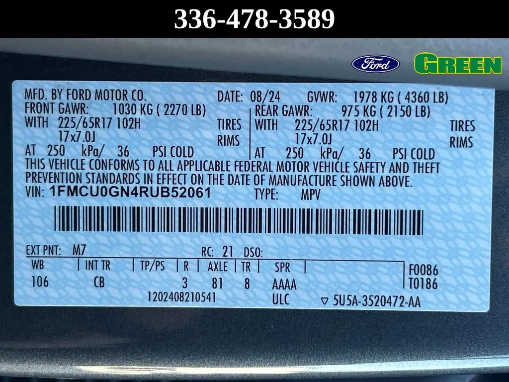 2024 Ford Escape - $22,864