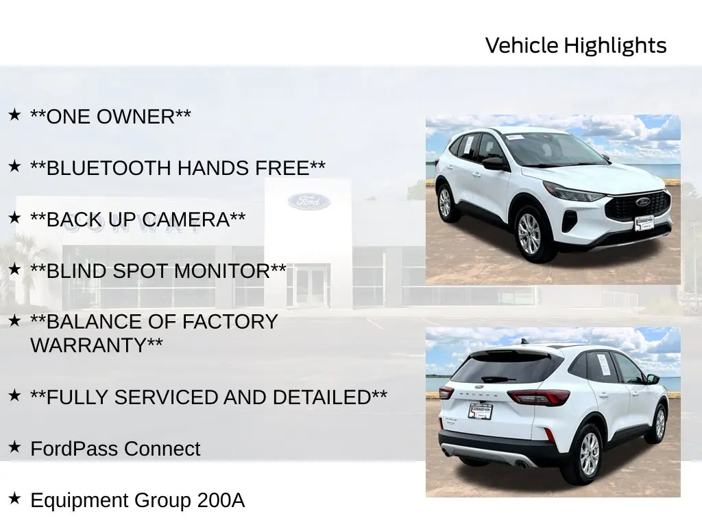 2025 Ford Escape - $19,798