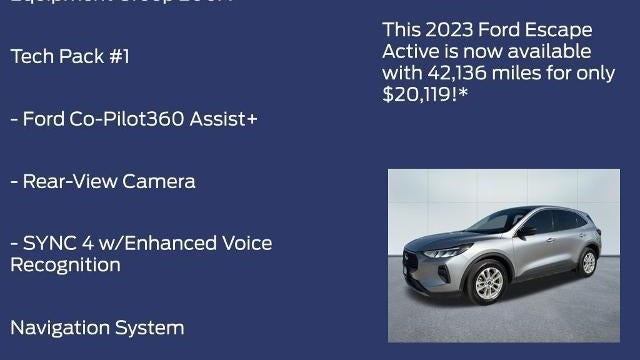 2023 Ford Escape Active