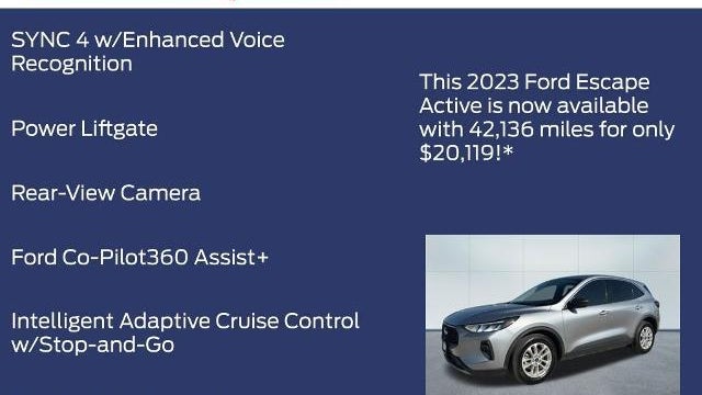 2023 Ford Escape Active