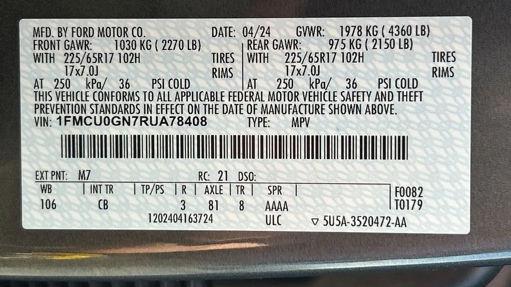 2024 Ford Escape Active