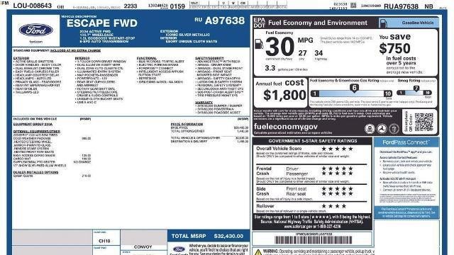 2024 Ford Escape Active