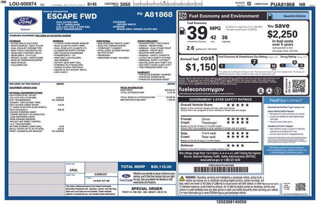 2023 Ford Escape - $19,693