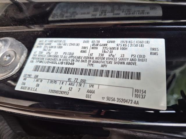 2020 Ford Escape - $14,850