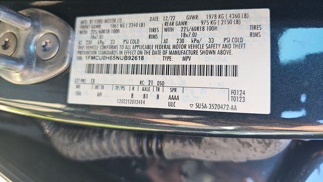 2022 Ford Escape SEL