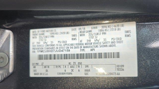 2018 Ford Escape SEL