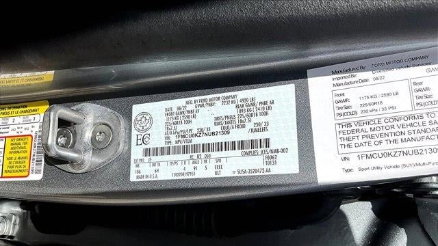 2022 Ford Escape Plug-In Hybrid SEL