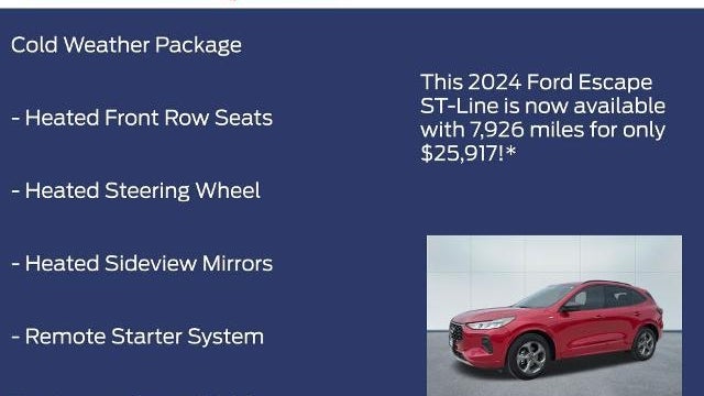 2024 Ford Escape ST-Line