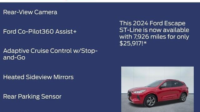 2024 Ford Escape ST-Line