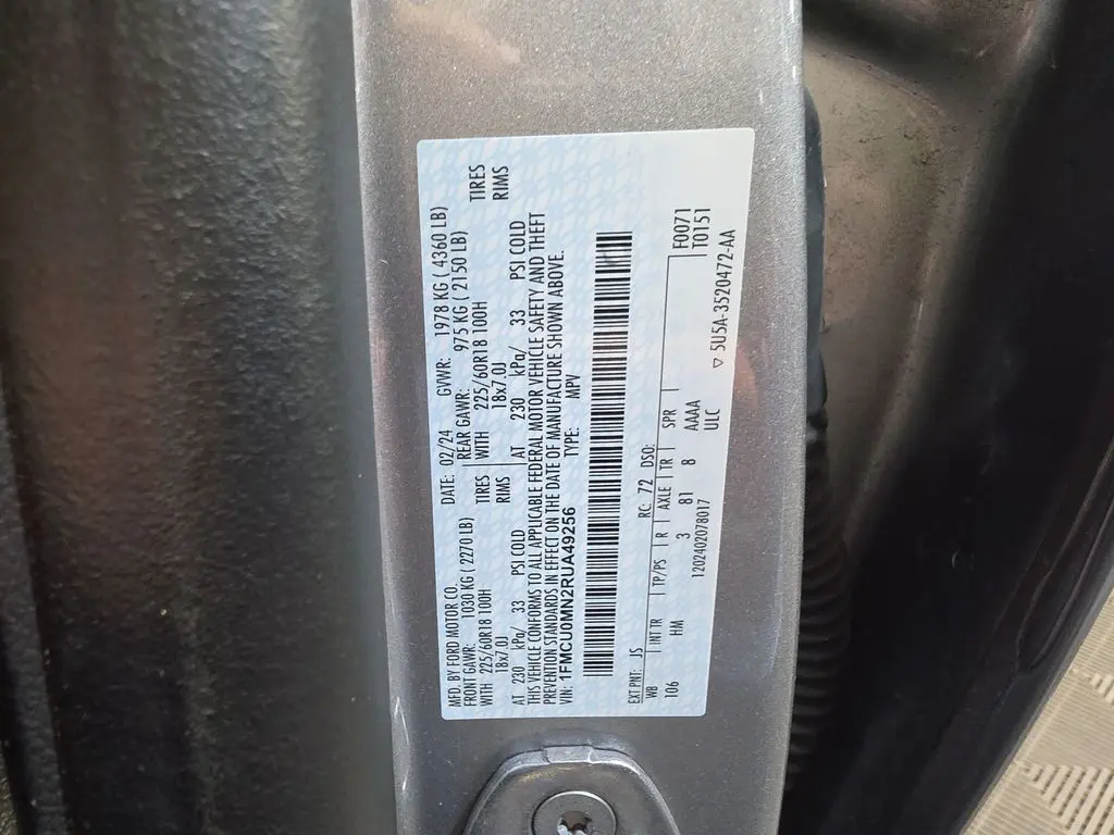 2024 Ford Escape - $19,892