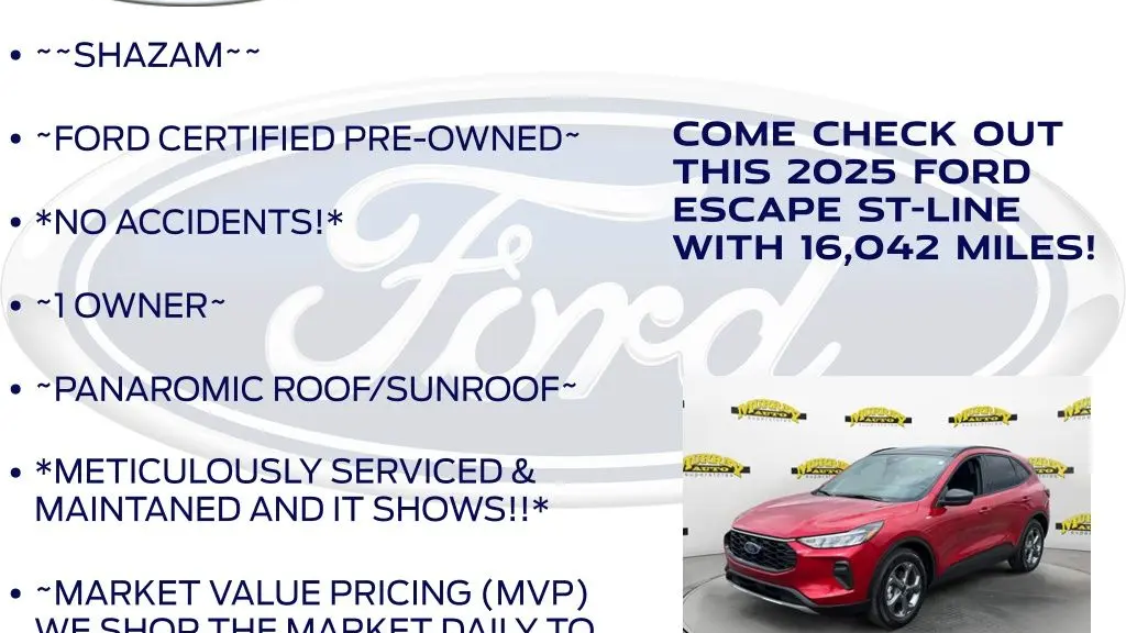 2025 Ford Escape ST-Line