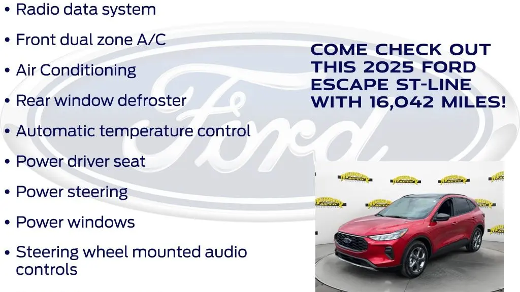 2025 Ford Escape ST-Line