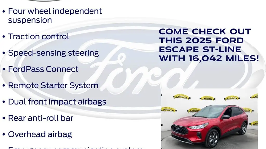 2025 Ford Escape ST-Line