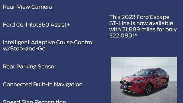 2023 Ford Escape ST-Line