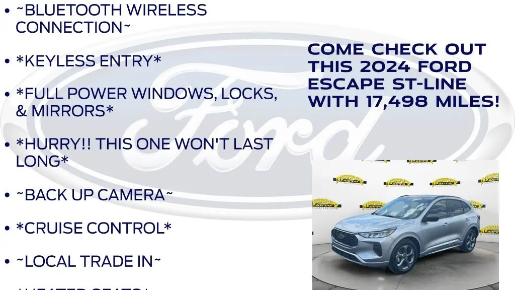 2024 Ford Escape ST-Line