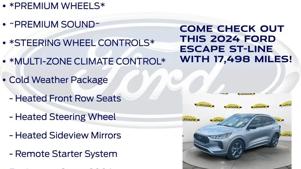 2024 Ford Escape ST-Line