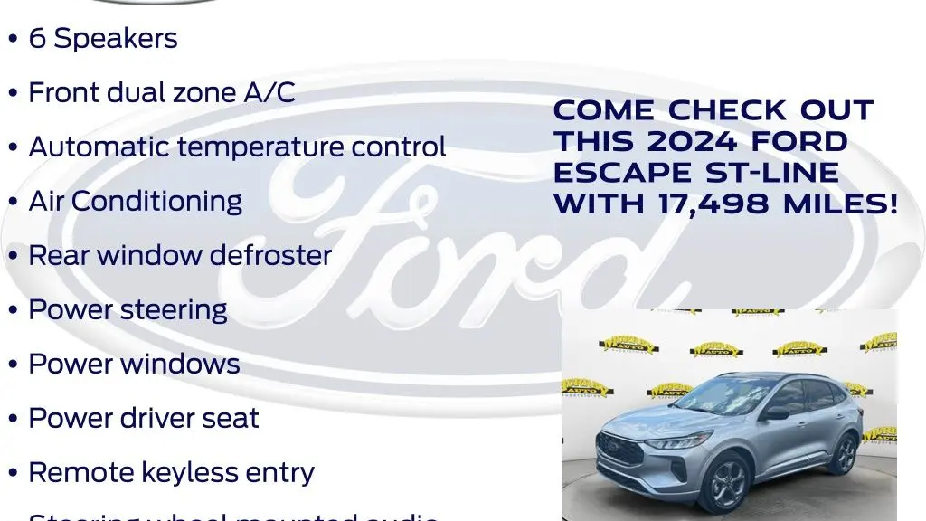 2024 Ford Escape ST-Line