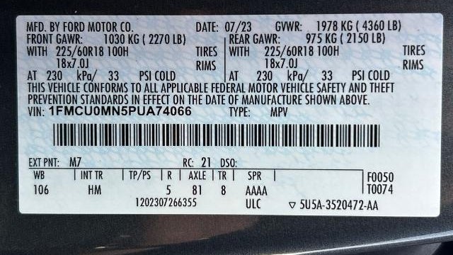 2023 Ford Escape ST-Line