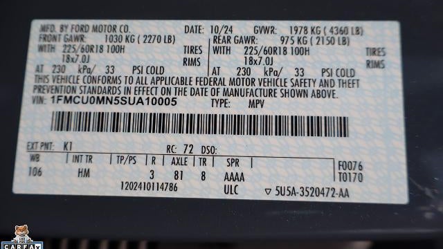 2025 Ford Escape ST-Line