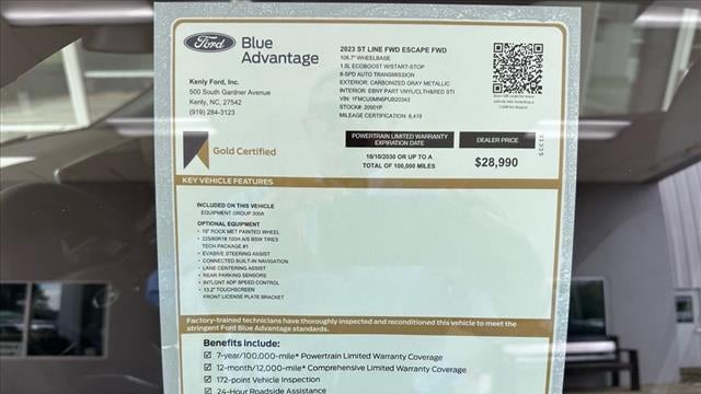 2023 Ford Escape ST-Line
