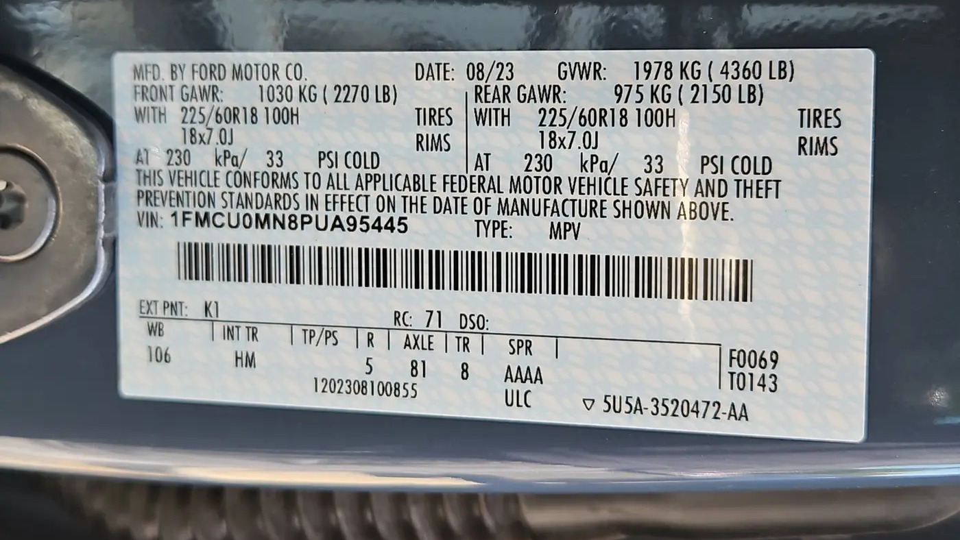 2023 Ford Escape ST-Line