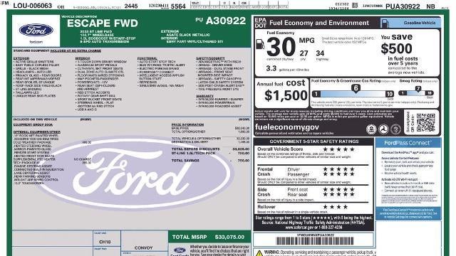 2023 Ford Escape ST-Line