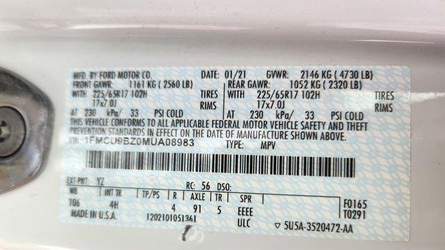 2021 Ford Escape Hybrid SE