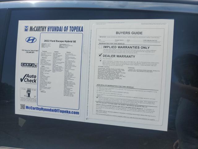 2022 Ford Escape - $16,699