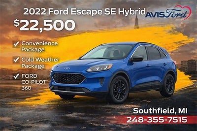 2022 Ford Escape Hybrid AWD SE 4DR SUV