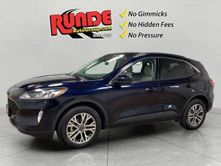 2021 Ford Escape Hybrid with Antimatter Blue Metallic Exterior