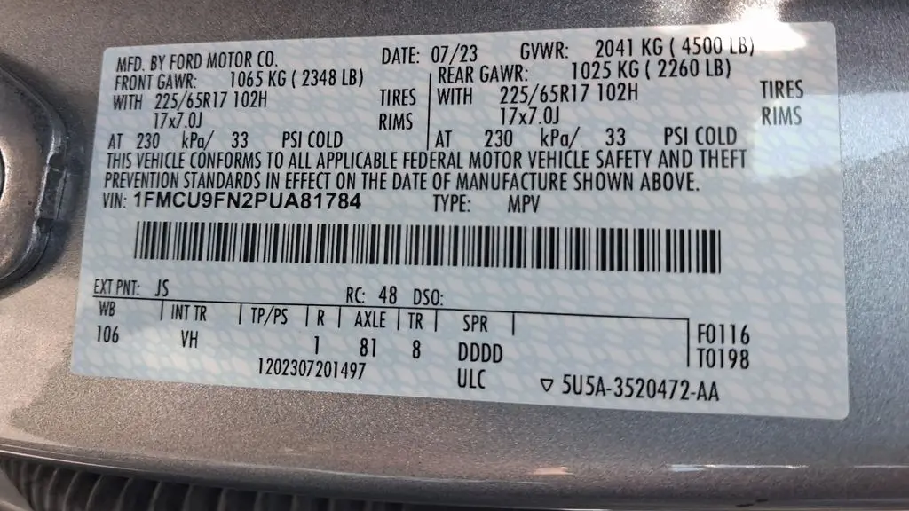 2023 Ford Escape Base