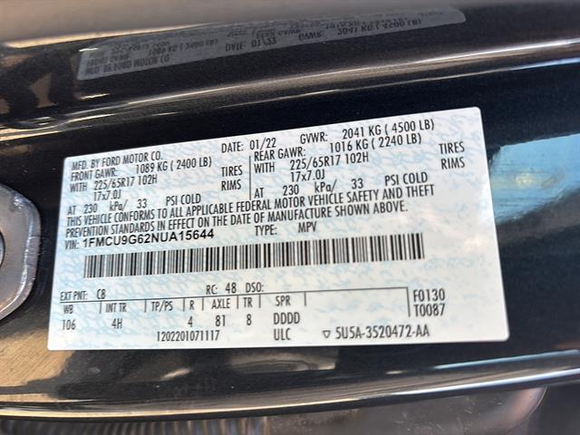 2022 Ford Escape - $20,900