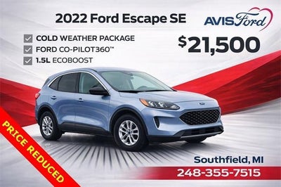 2022 Ford Escape AWD SE 4DR SUV