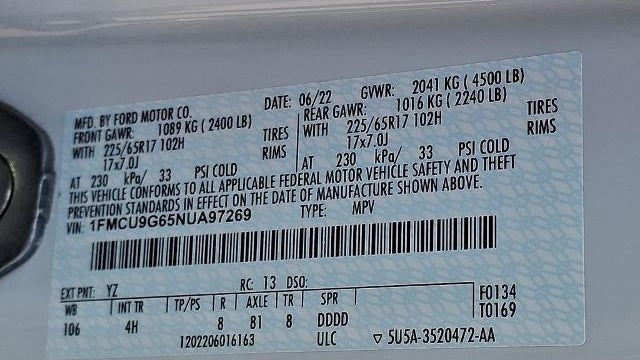 2022 Ford Escape SE