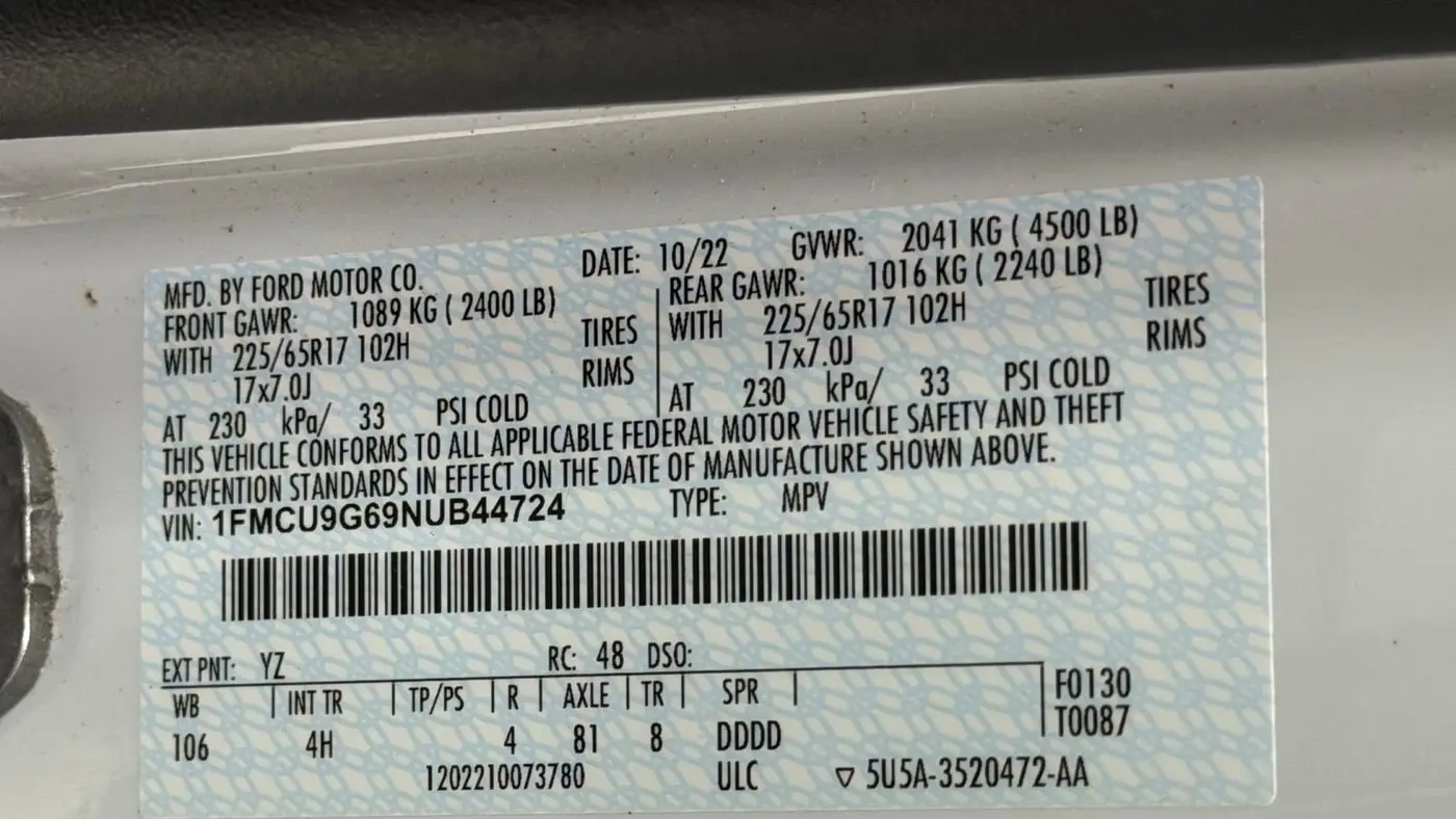 2022 Ford Escape SE