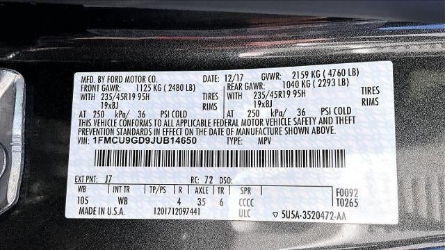 2018 Ford Escape SE